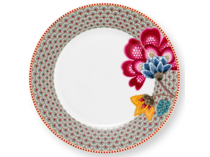 PIP STUDIO Blooming Tales Fantasy Khaki Frühstücksset Set3