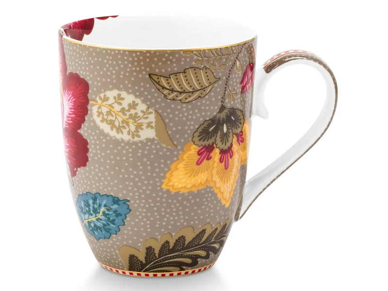 PIP STUDIO Blooming Tales Fantasy Khaki Frühstücksset Set3