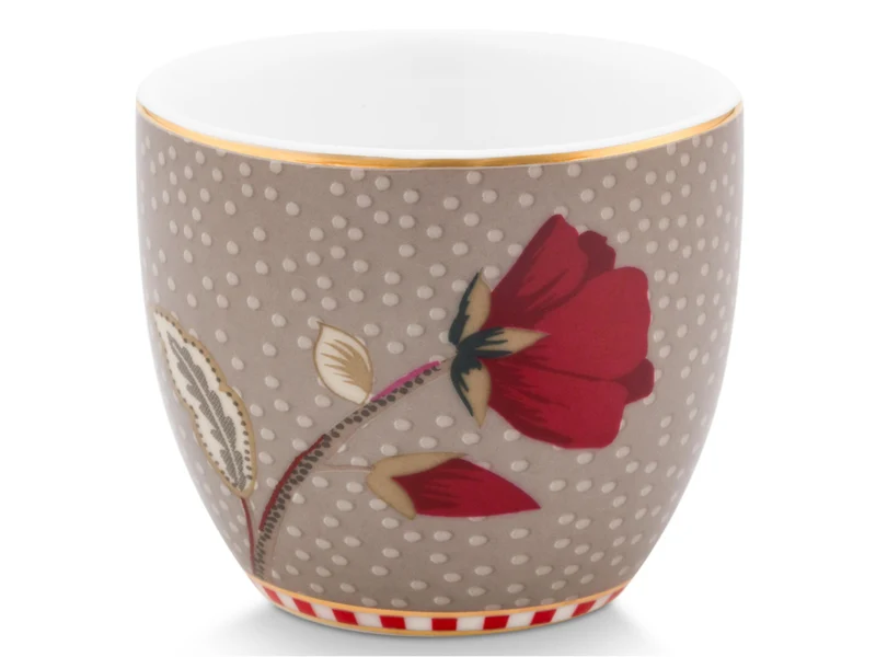 PIP STUDIO Blooming Tales Fantasy Khaki Eierbecher 5cm Set4