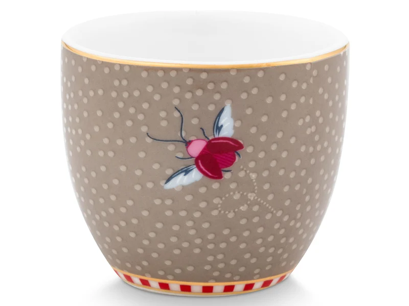 PIP STUDIO Blooming Tales Fantasy Khaki Eierbecher 5cm Set4