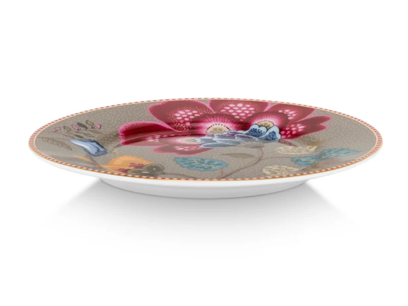 PIP STUDIO Blooming Tales Fantasy Khaki Teller 17cm
