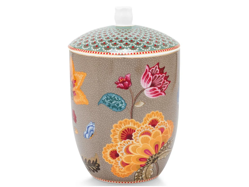 PIP STUDIO Blooming Tales Fantasy Khaki Aufbewahrungsdose 1,5l