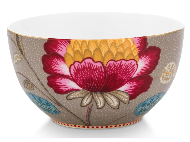 PIP STUDIO Blooming Tales Fantasy Khaki Bowl 15cm