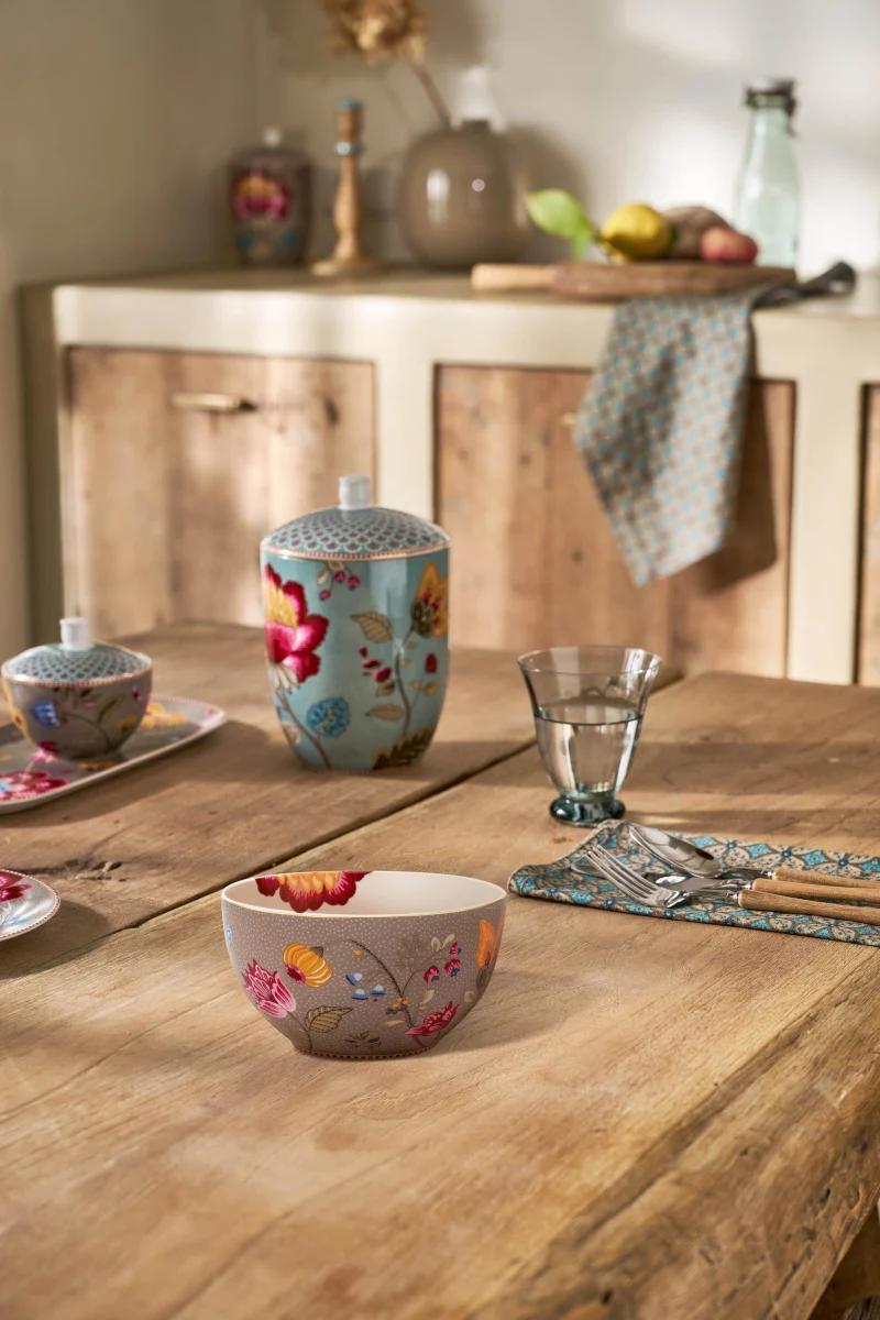 PIP STUDIO Blooming Tales Fantasy Khaki Bowl 15cm
