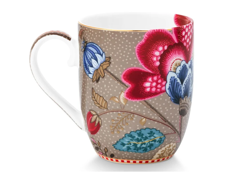 PIP STUDIO Blooming Tales Fantasy Khaki Henkelbecher Small 0,2l