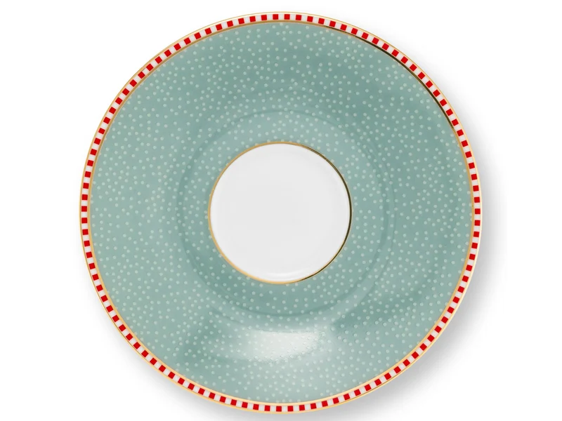 PIP STUDIO Blooming Tales Blue Espressotasse mit Untertasse 0,12l
