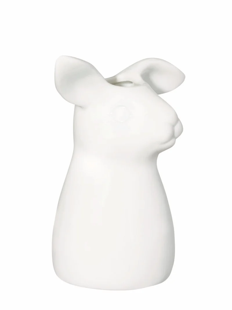 Hutschenreuther Frühlingsgrüsse Blumenwiese Hasen-Vase 11cm