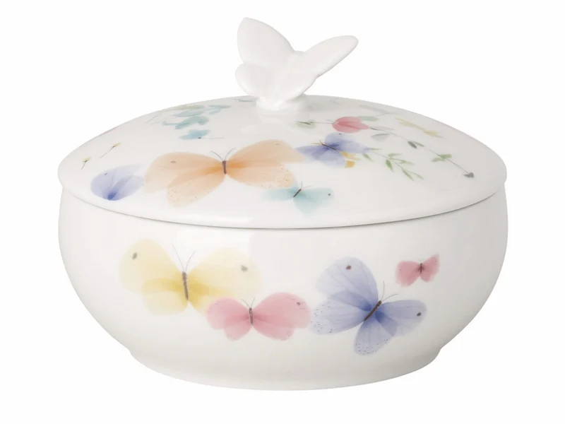 Hutschenreuther Frühlingsgrüsse Blumenwiese Dose mit Deckel 12,5cm