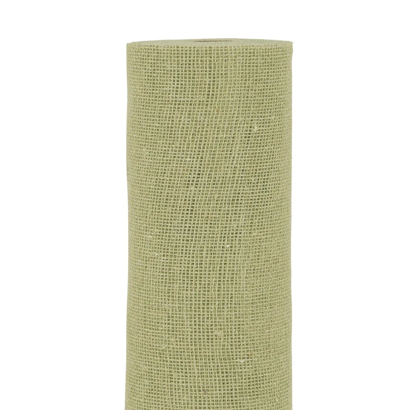 ROLLE BAUMWOLLE SCHACH 72CM 9MTR SALBEIGRÜN