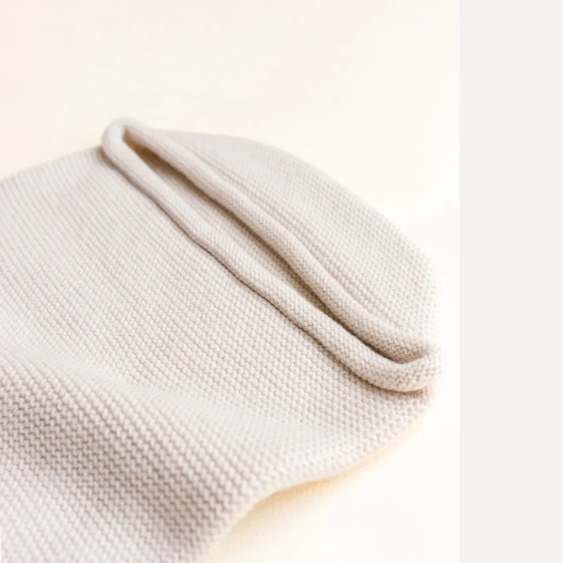 Hvid Pucksack Cocoon aus Wolle (Merino)