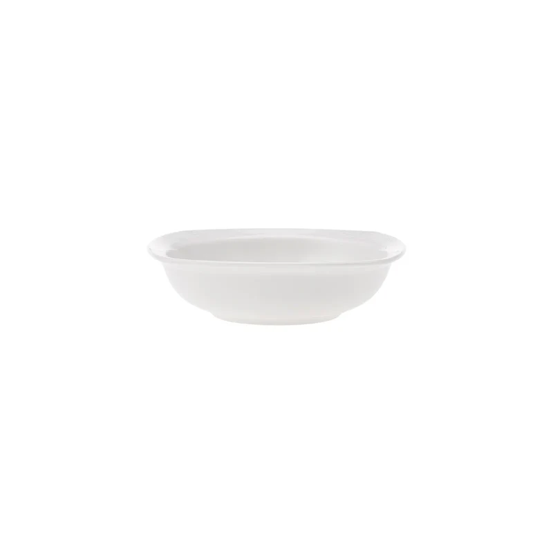 Karaca New Suha Creme 60-teiliges Porzellan Geschirr Set Quadratisch für 12 Personen