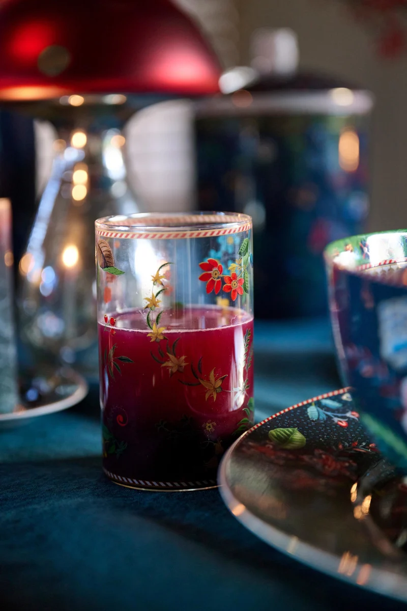 PIP STUDIO Berry Blues Longdrinkglas multicolour 360ml