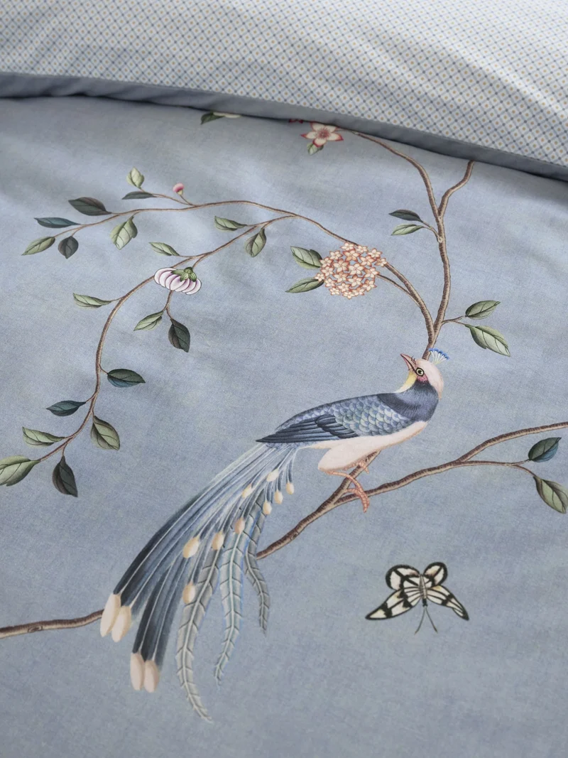 Pip Studio Bamboo Blossom Kissen blau 35x60cm (1 Stück)