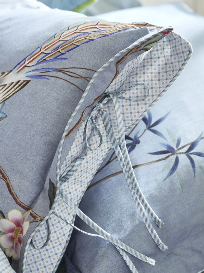Pip Studio Bamboo Blossom Bettwäsche blau 135x200cm (1 Stück)