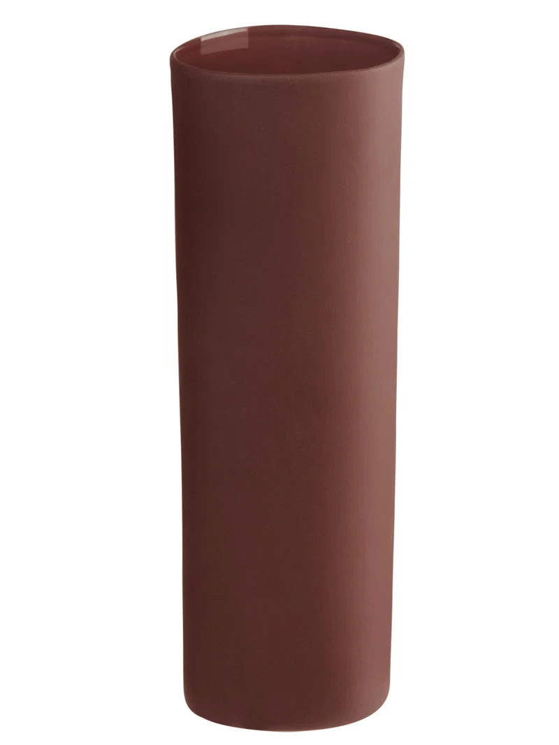 ASA lines and square Vase bordeaux 25cm