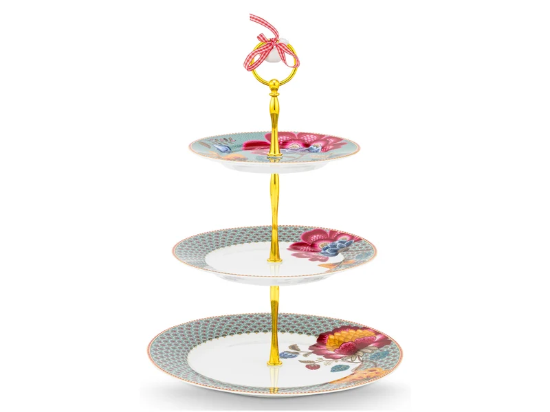 PIP STUDIO Blooming Tales Fantasy Blue Etagere 3tlg