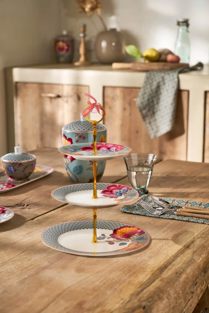 PIP STUDIO Blooming Tales Fantasy Blue Etagere 3tlg