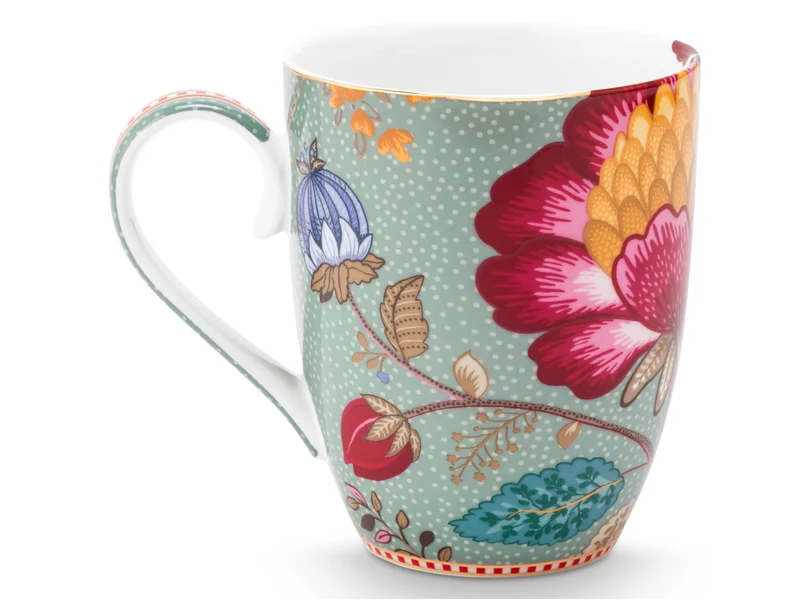 PIP STUDIO Blooming Tales Fantasy Blue Frühstücksset Set3