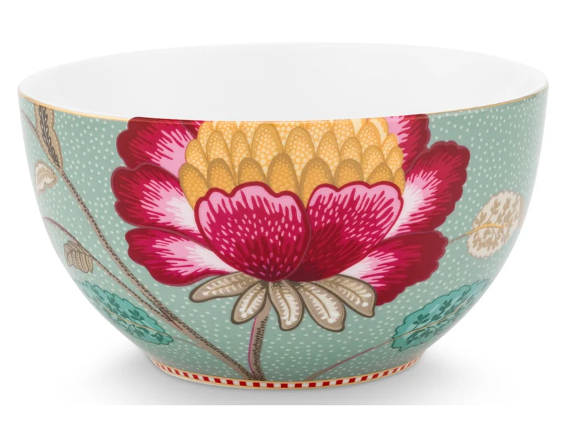 PIP STUDIO Blooming Tales Fantasy Blue Frühstücksset Set3