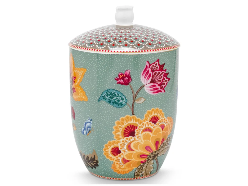 PIP STUDIO Blooming Tales Fantasy Blue Aufbewahrungsdose 1,5l