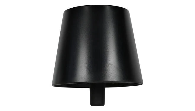 FLASCHENLAMPE 10X8CM SCHWARZ USB AUFLADBAR/ DIMMBAR
