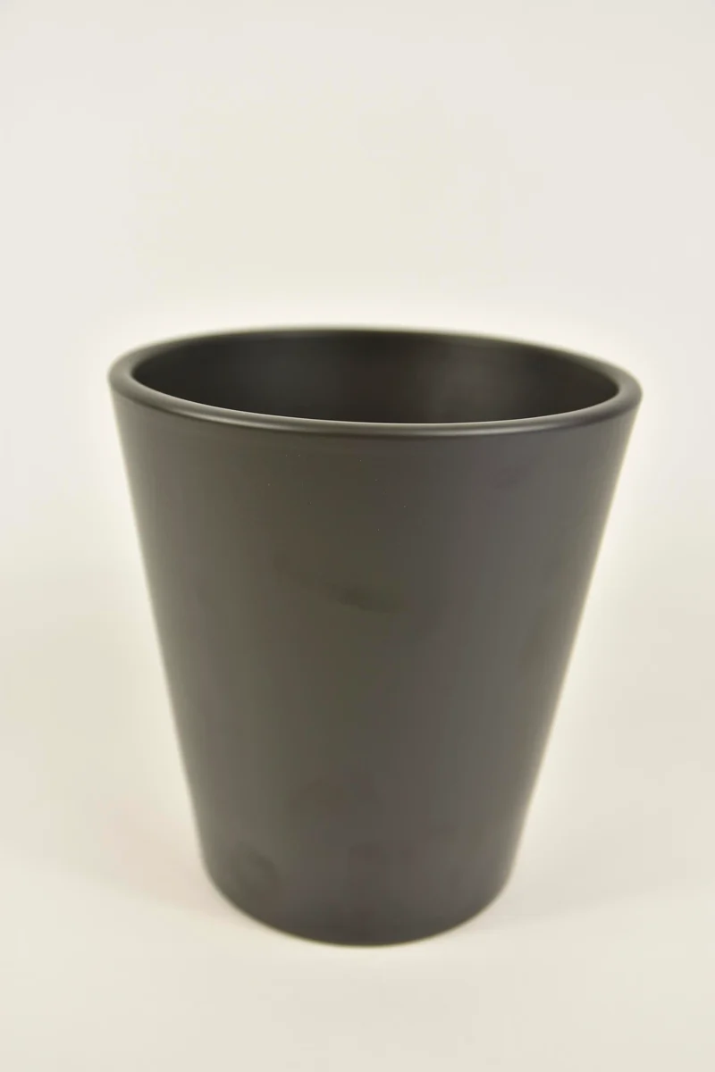 Konische Vase anthrazit matt 15cm Serie 441