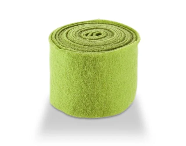 Wollfilz Filz unifarben 15 cm Lime 5MTR