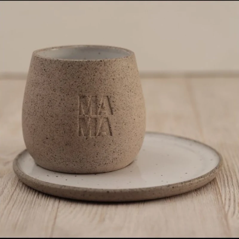 Steingut MAMA Becher