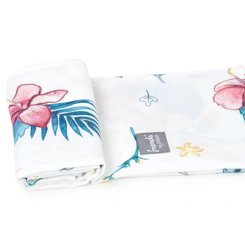 Spucktuch "Bamboo square Tropical"