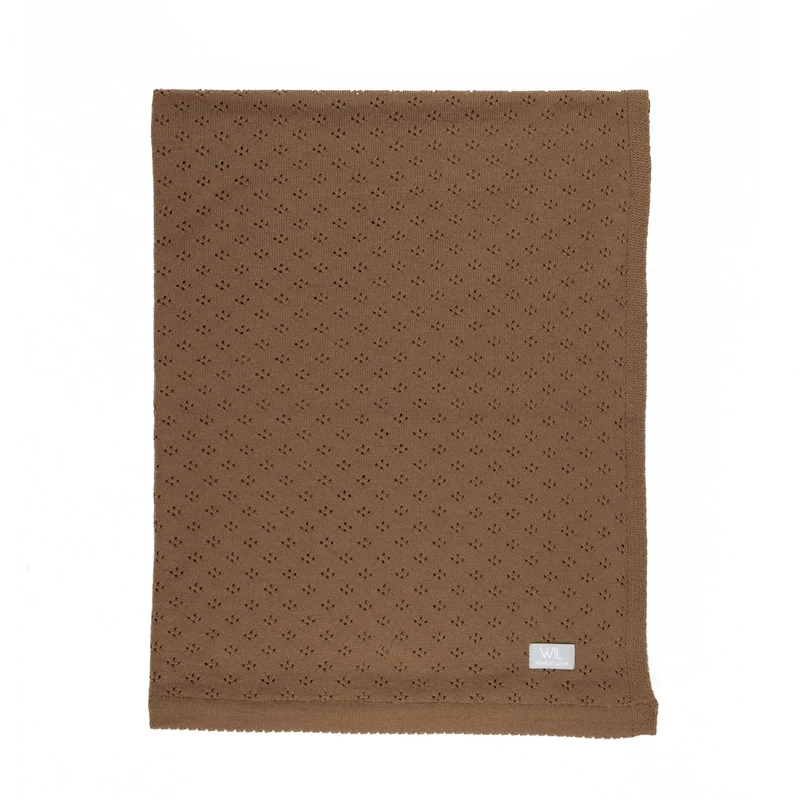 Babydecke aus Merino "Love" - 75 x 95cm
