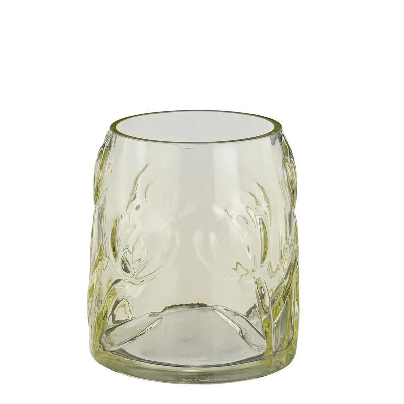 Yvette Vase Glas Gelb - H15xØ13,5cm