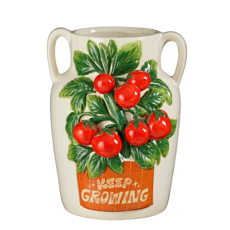 Vase Tomate Rot - L24,5xB22,5xH30cm