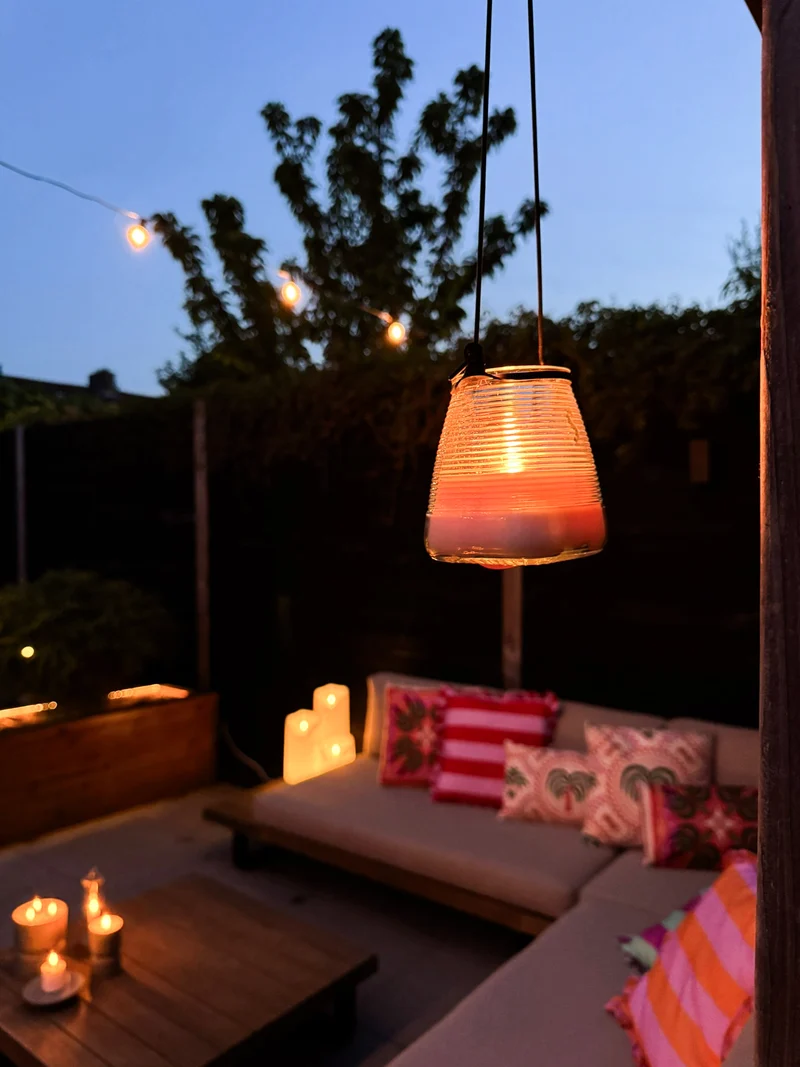 Spaas Duftkerze im Glas Outdoor Summer Blossom D9 H10 cm