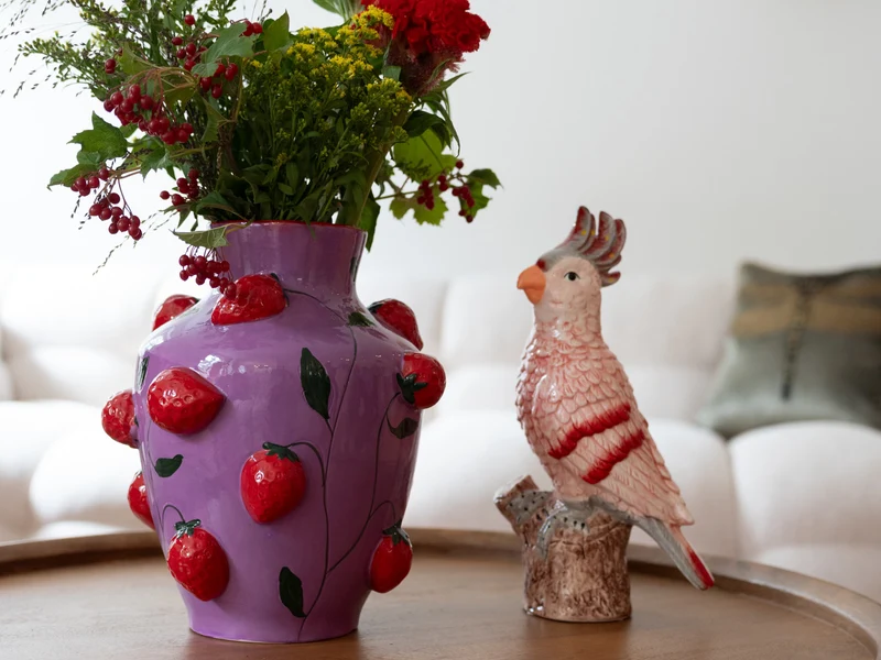 KARE Design Vase Strawberry Fields 30cm
