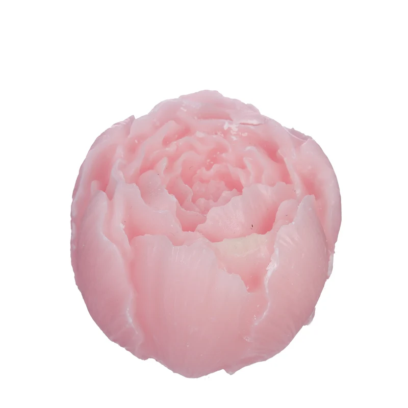 Pfingstrose Amberblock Deluxe Ø6,5 H.5,5 cm Rose