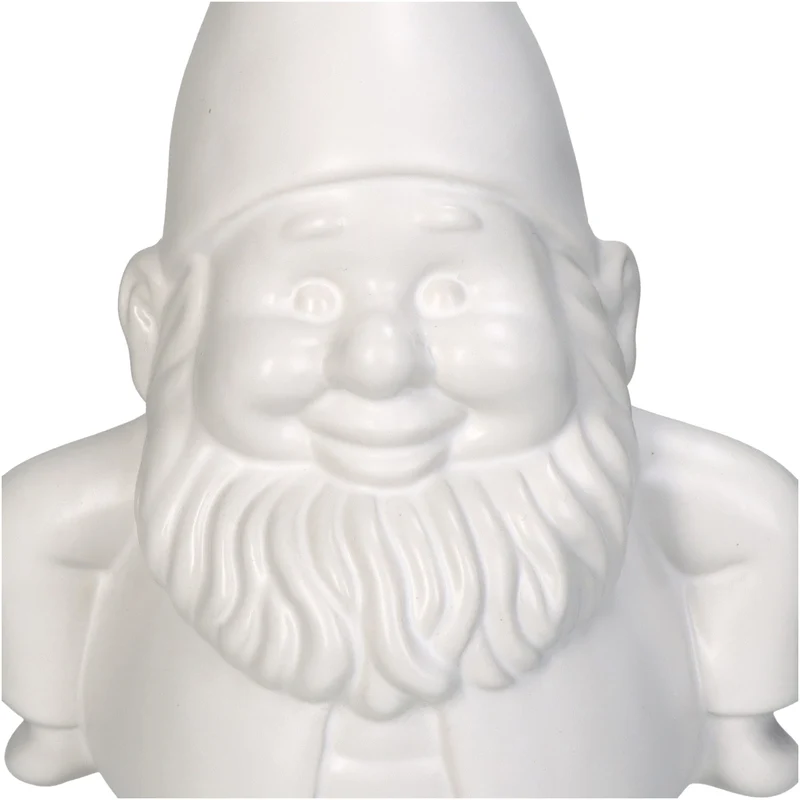 Vase Zwerg Keramik Weiß 14x11x24cm