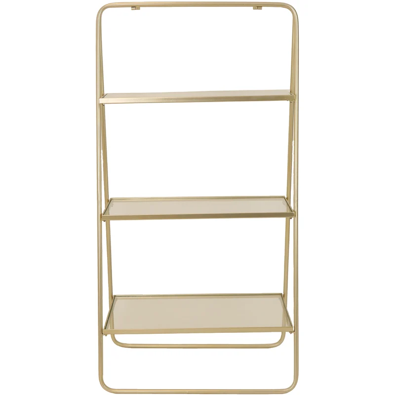Schrank Metall Gold 110x37x57cm