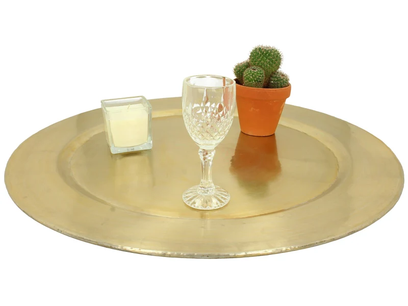 Platte Metall Gold 2x67x67cm