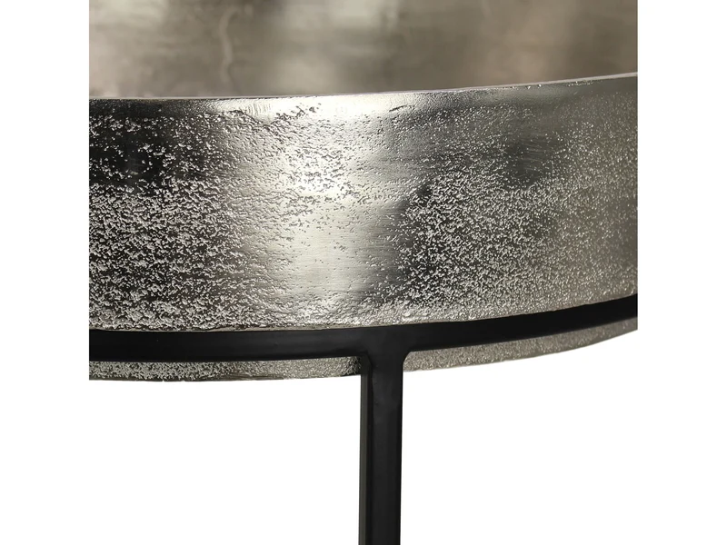 Pflanzgefäß Aluminium Silber 75x50x50cm 2er-Set