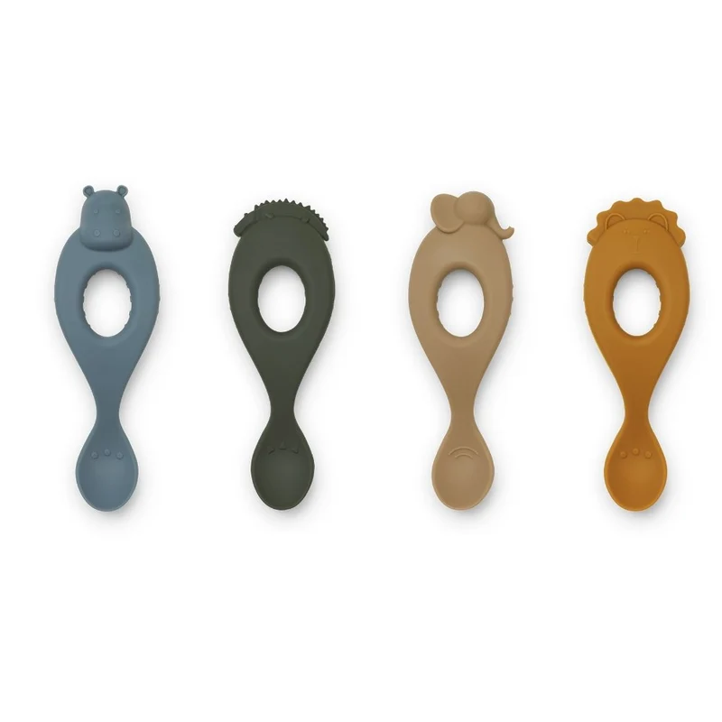 Silikonlöffel "Liva" 4er Pack