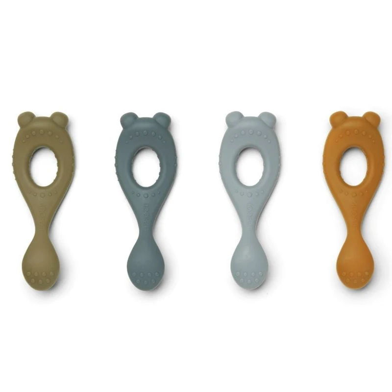 Silikonlöffel "Liva" 4er Pack