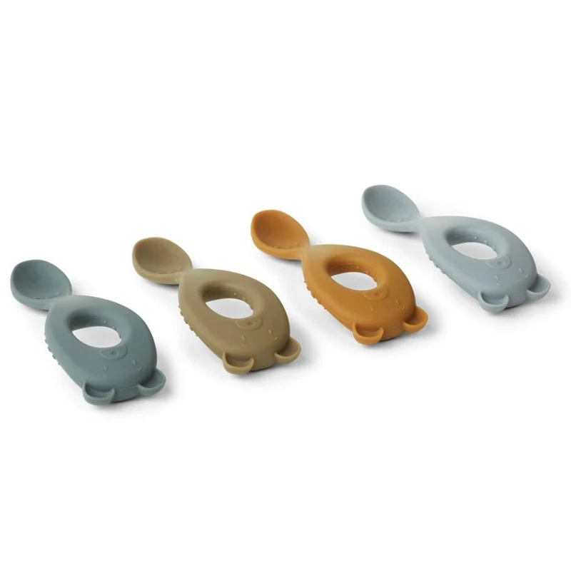 Silikonlöffel "Liva" 4er Pack