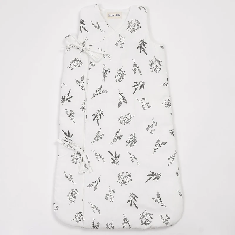 Baby Schlafsack "Botanical weiss"