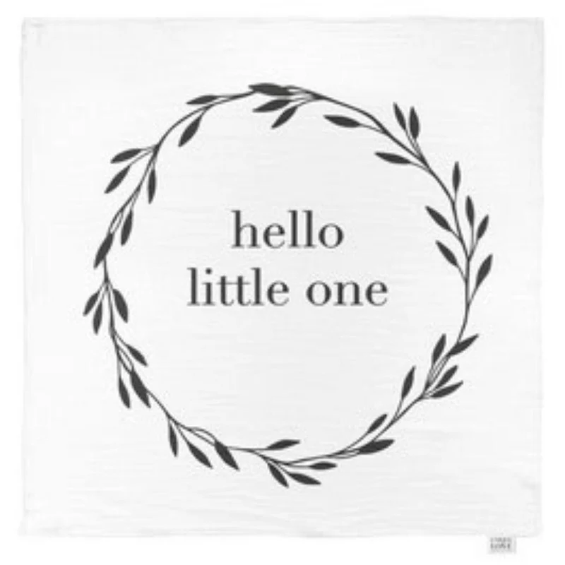 Musselintuch Babytuch "hello little one"
