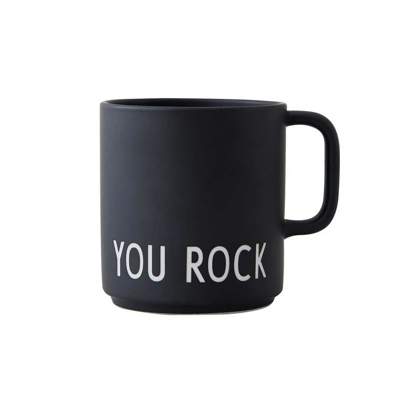Lieblingsbecher mit Griff "You Rock"