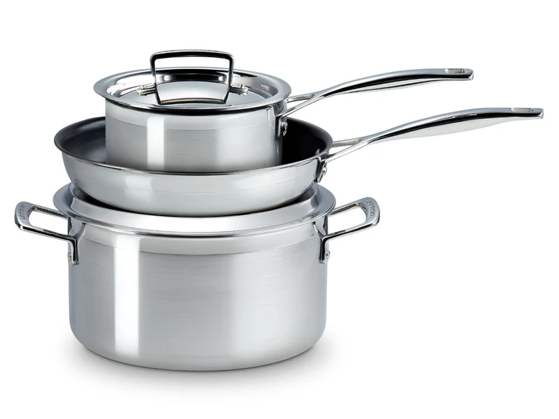 Le Creuset 3-ply Kochgeschirr-Set 3tlg