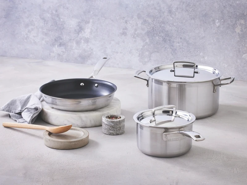 Le Creuset 3-ply Kochgeschirr-Set 3tlg