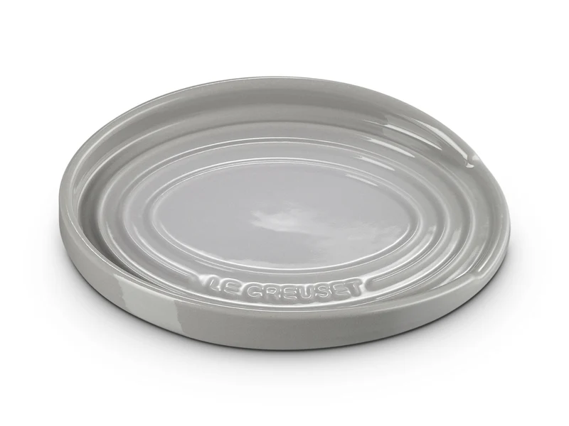 Le Creuset Löffelablage oval perlgrau 16cm