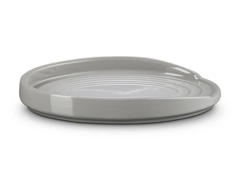 Le Creuset Löffelablage oval perlgrau 16cm