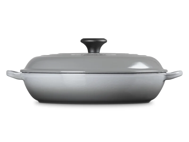 Le Creuset Gourmet-Profitopf Tradition rund perlgrau 30cm